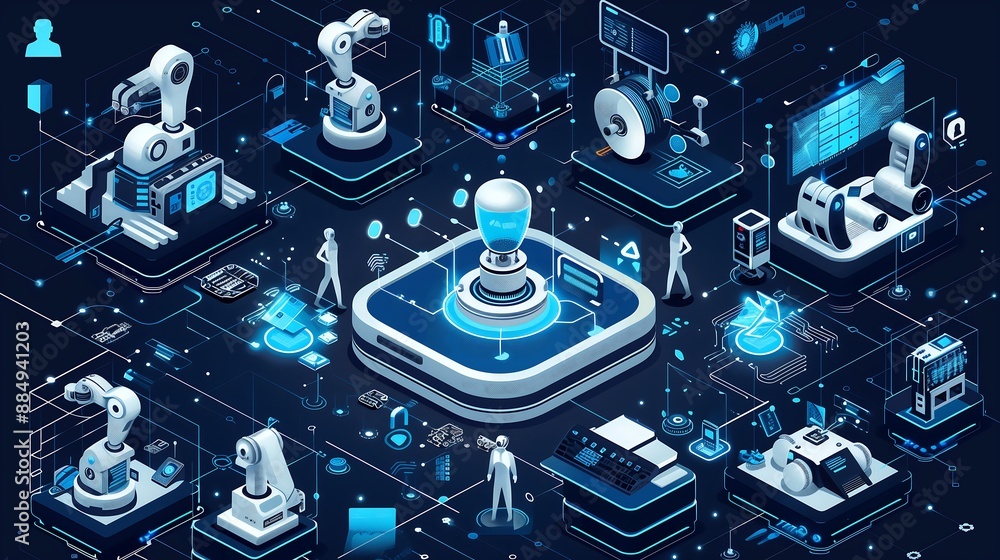 Poster central hub for ai driven data exchange