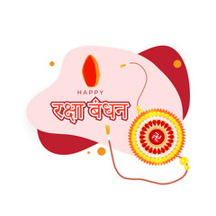 Vector illustration of Happy Raksha Bandhan social media feed template