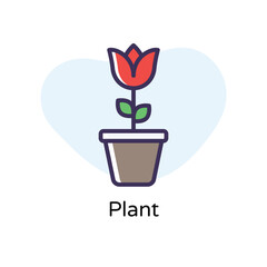 Plant vector icon