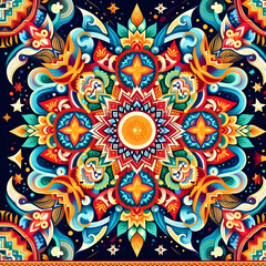 pattern with flowers