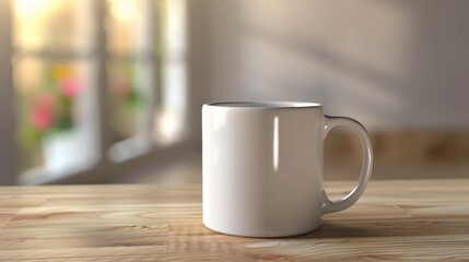 Empty coffee mug for adding text