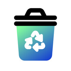 Editable recycle bin vector icon. Environment, ecology, eco-friendly. Part of a big icon set family. Perfect for web and app interfaces, presentations, infographics, etc