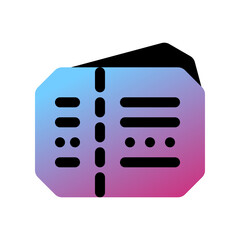 Editable ticket, film, show, event vector icon. Movie, cinema, entertainment. Part of a big icon set family. Perfect for web and app interfaces, presentations, infographics, etc