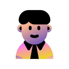 Editable teen, adolosence, boy, girl avatar vector icon. User, profile, identity, persona. Part of a big icon set family. Perfect for web and app interfaces, presentations, infographics, etc