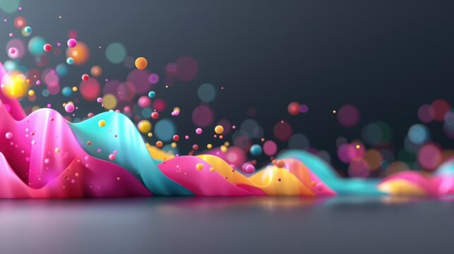 Creative scatter plot illustration, sleek and professional design, eye-catching colors, detailed and informative, minimalistic data presentation