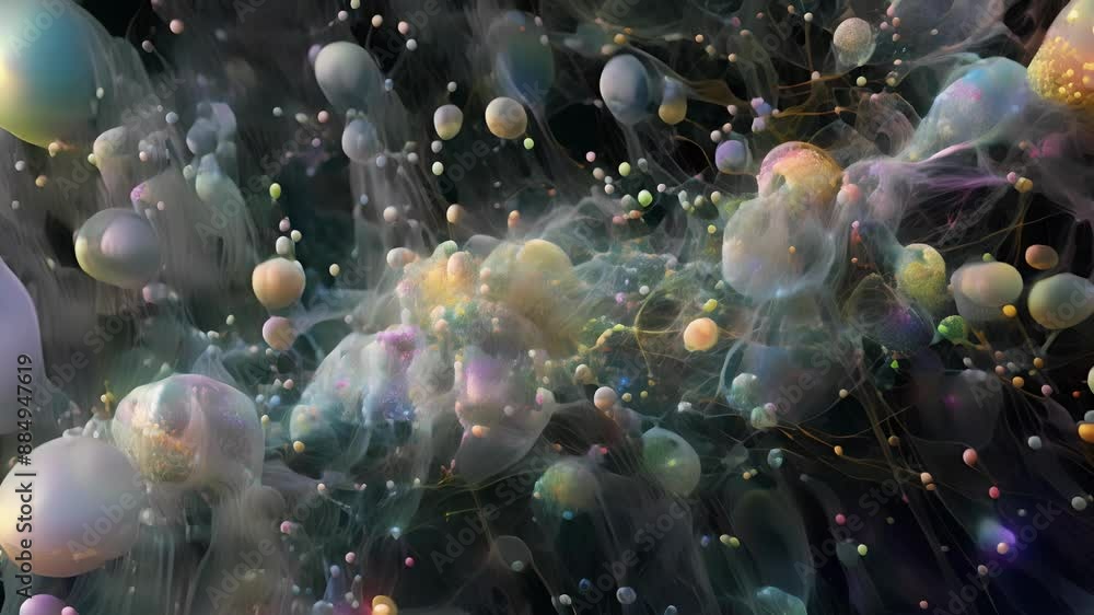 Poster a tangled network of axon growth cones resembling a spiderweb of intricate pathways.