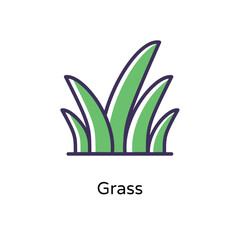 Grass vector icon