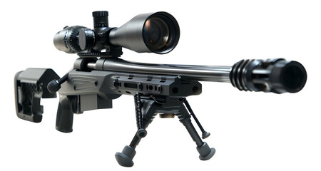 Sniper rifle png hunting gun png semi automatic sharpshooting sniper rifle png sniper png enhanced sniper rifle transparent background