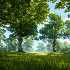 Tree in tipical lanscape