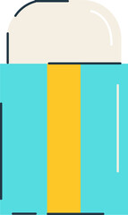 Eraser Icon Illustration