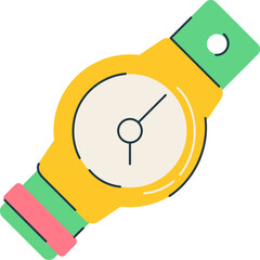 wristwatch icon illustration