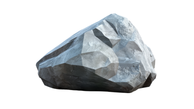 Rock, low poly, game asset, low polygonal geometric