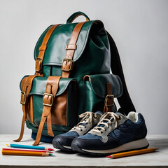 Naklejka premium back to school enjoy school life