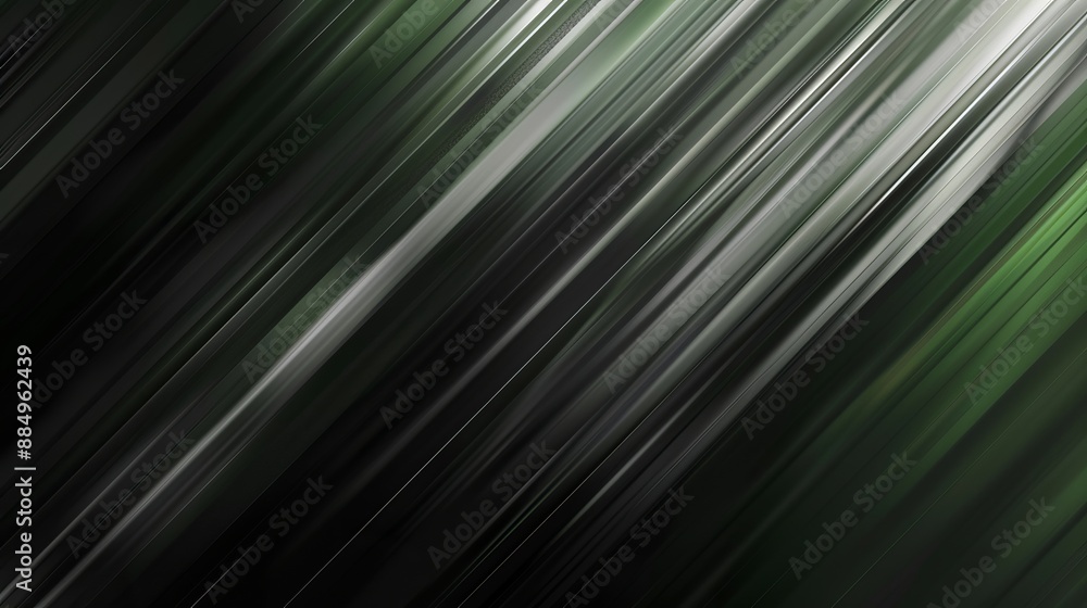 Poster abstract diagonal gradient background with metal texture and soft tech lines in silver and black - d