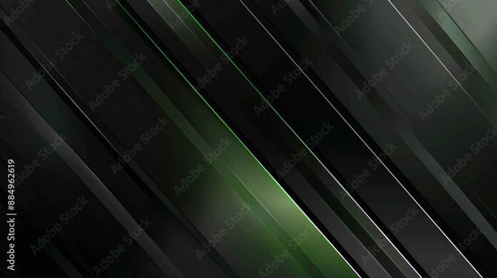 Poster abstract diagonal gradient background with metal texture and soft tech lines in silver and black - d
