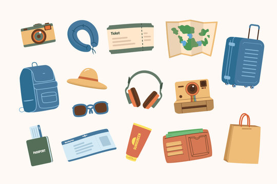 Traveling Stuff Illustration