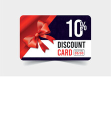 Discount and coupon cards with special discount card