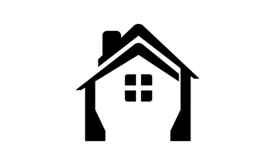 House building logo design vector