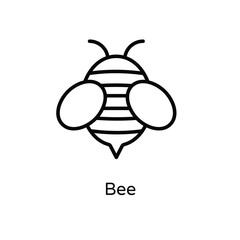 Bee vector icon