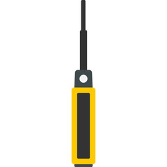 Screwdriver Flat Illustration Isolated Transparent Background