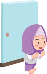 A Child Out Of The Bathroom