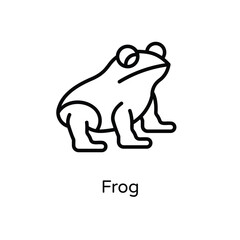 Frog vector icon