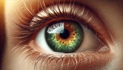 beautiful hazel eye 