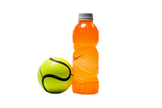Hydrating sports drink PNG with transparent background for athletic nutrition, beverage packaging design, and fitness marketing campaigns