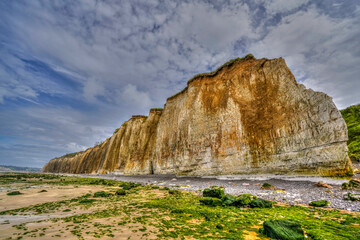 Beautiful mountain landscape at cloudy summer day