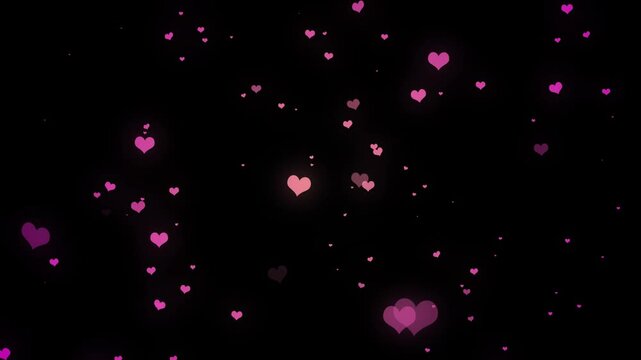 Hearts. Valentine's Day abstract background with hearts tunnel. Concept valentine's day, anniversary, mother's day, marriage, invitation e-card. Happy Valentines Day Background Heart.
