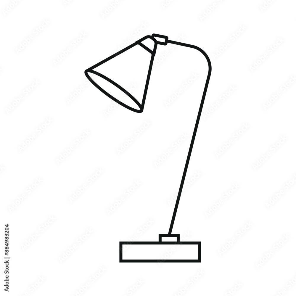 Canvas Prints Study Lamp Line