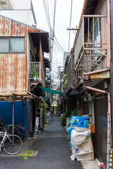 日本の愛知県名古屋市大須の古くてとても美しい建物