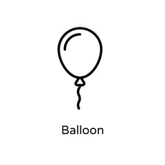 Balloon vector icon