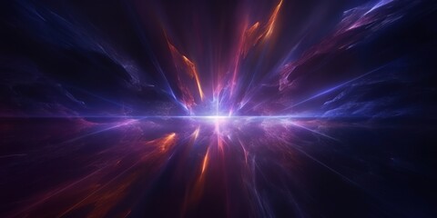 Fototapeta premium Abstract Cosmic Light Burst