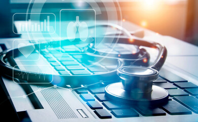 Modern mobile medical application  , smart health monitoring , Medical innovation and healthcare...
