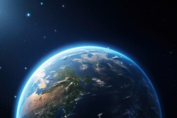 Fototapeta premium Earth space astronomy outdoors.