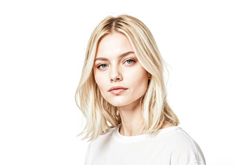 Naklejka premium Beautiful Blonde Woman Portrait