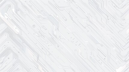 Abstract grey circuit line technology pattern on white background, futuristic vector illustration of digital circuitry design for tech backgrounds and electronic innovation concepts


