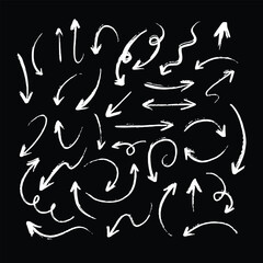 Hand drawn Arrow Doodle Sketch