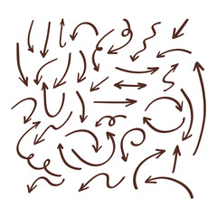 Hand drawn Arrow Symbol Set