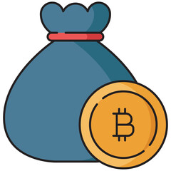 bitcoin money bag