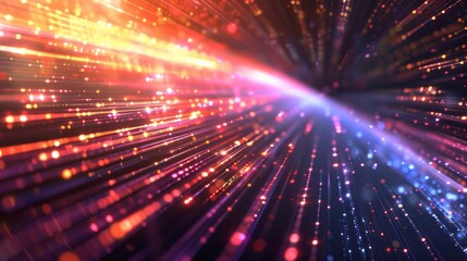 Abstract futuristic technology background with dynamic digital grid and light blue gradient, perfect for modern tech and innovation themes


