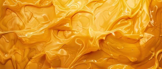 Panoramic close-up, high detail scan of melted wax texture, Generative AI 