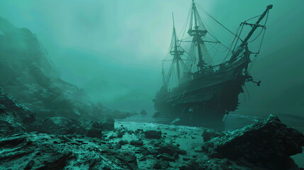 Obraz premium ship wreck