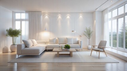 Fototapeta premium White on White Elegance wallpaper background