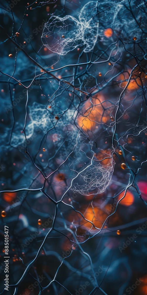 Poster abstract neural network visualization
