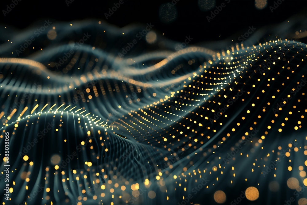 Poster 3d abstract background technology data traffic