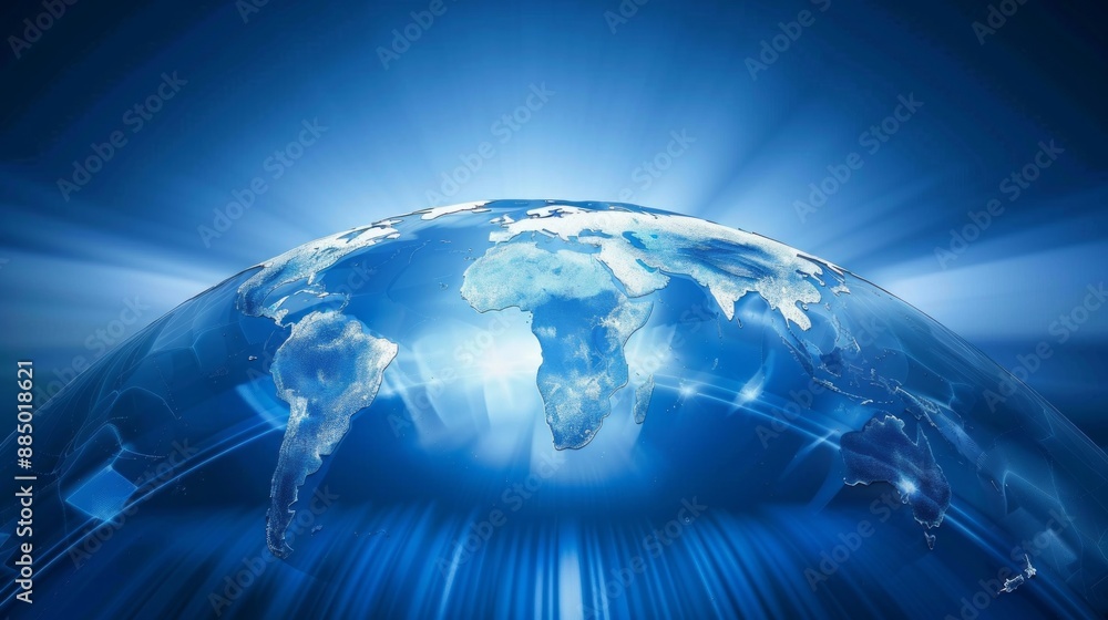 Poster global connectivity: the world wide web bridging continents with advanced technology for seamless co