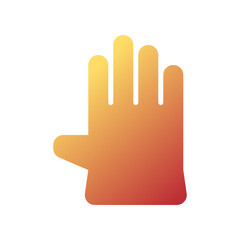 Editable rubber glove vector icon. Industry, household, gardening, landscaping. Part of a big icon set family. Perfect for web and app interfaces, presentations, infographics, etc