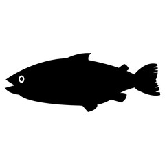 Fish icon vector. Aquarium illustration sign. Ocean symbol. Sea ​​life logo.